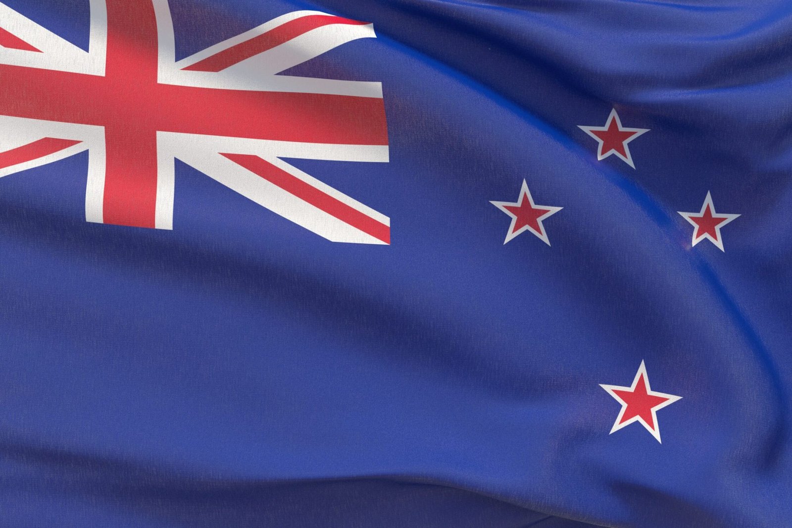 Background with flag of New Zealand